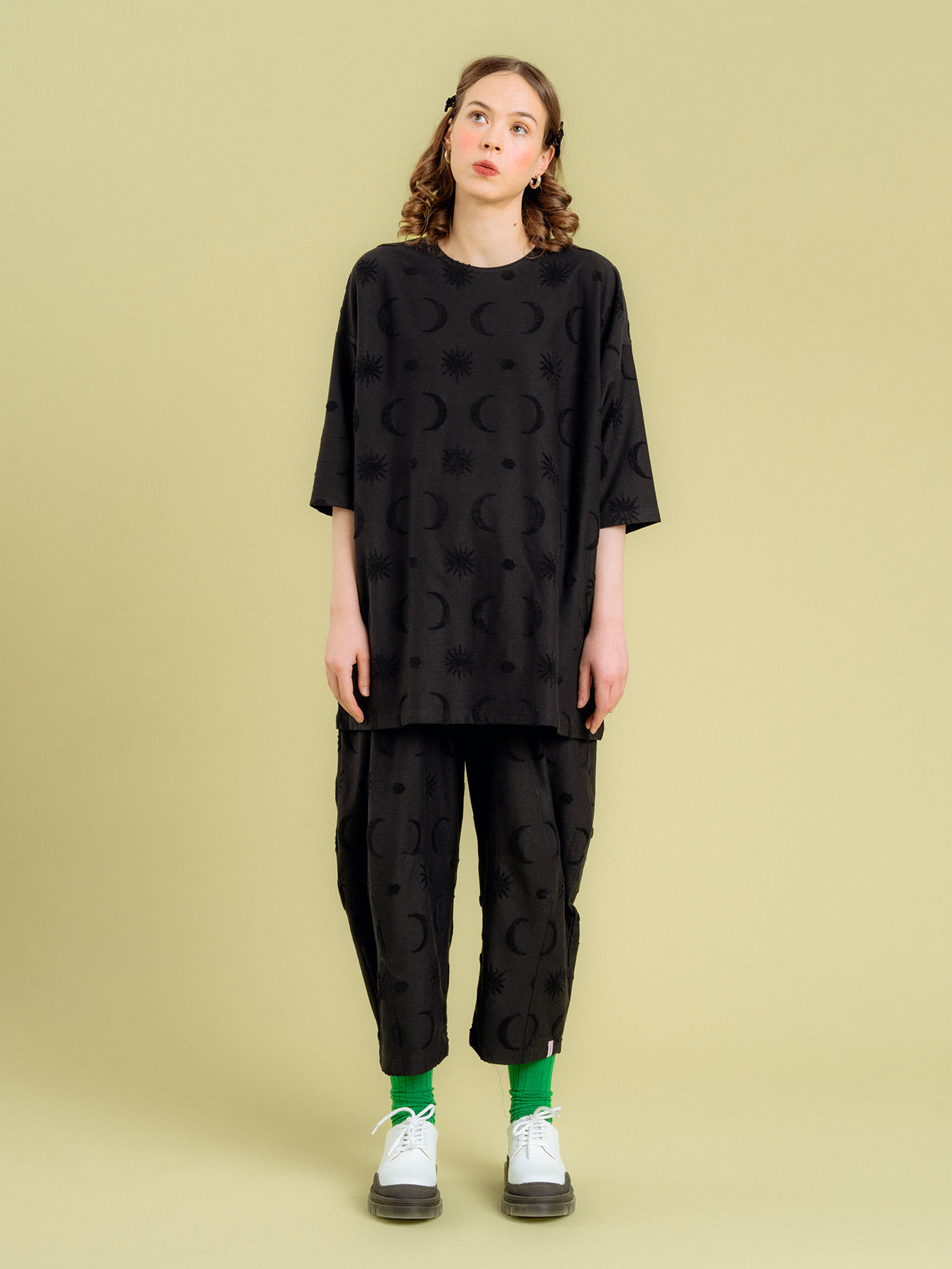 Bianca Long Shirt - Black Divine