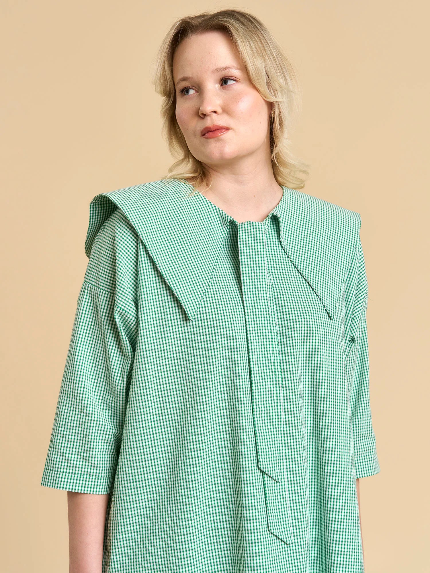 Lurder Shirtdress - Gingham Green