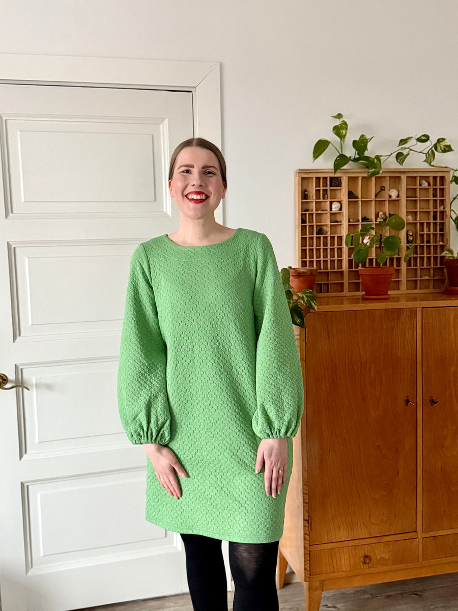 Aava Puuvillamekko - Pistaasi