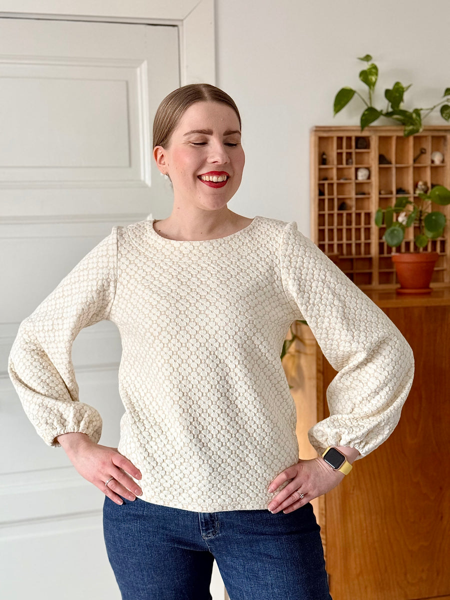 Aava Puuvillapaita - Vanilja