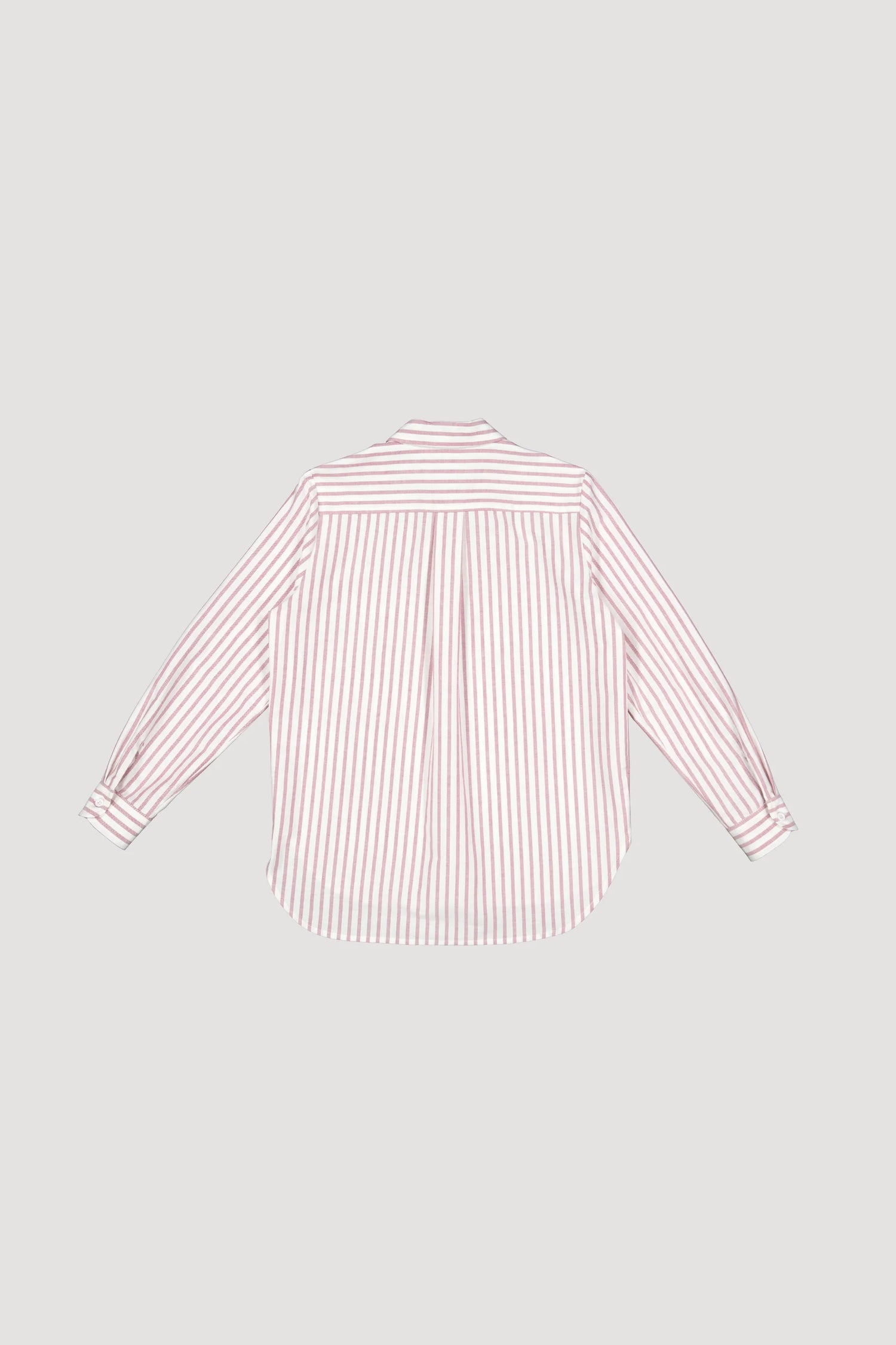 Oxford Cotton Shirt - Red Stripes