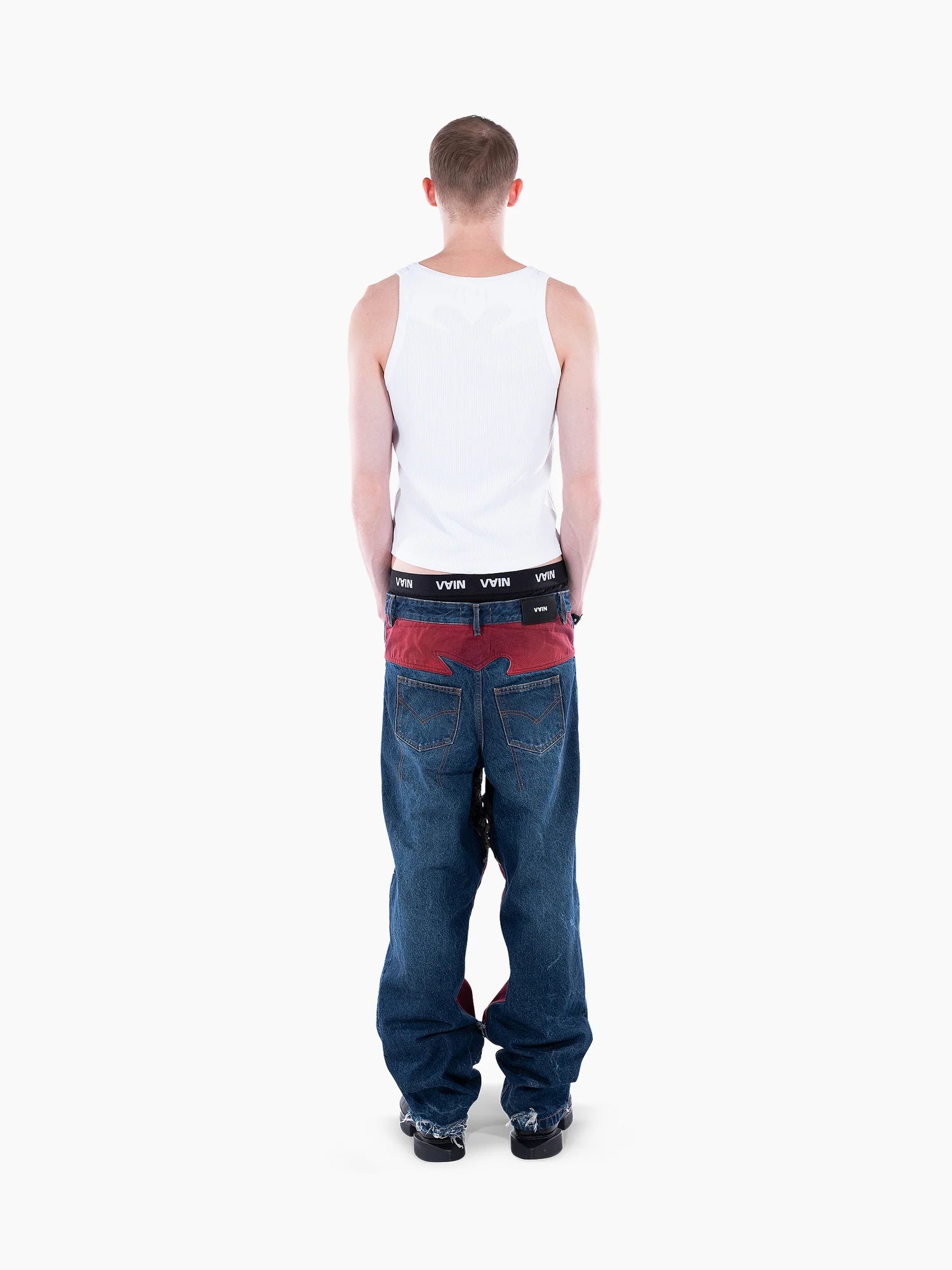 Heart Cut Out Jeans