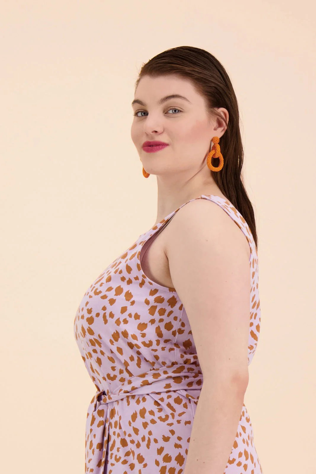 Gia Earrings - Orange
