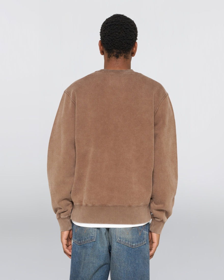 Axiom Crew Sweat - Brown marble fade out