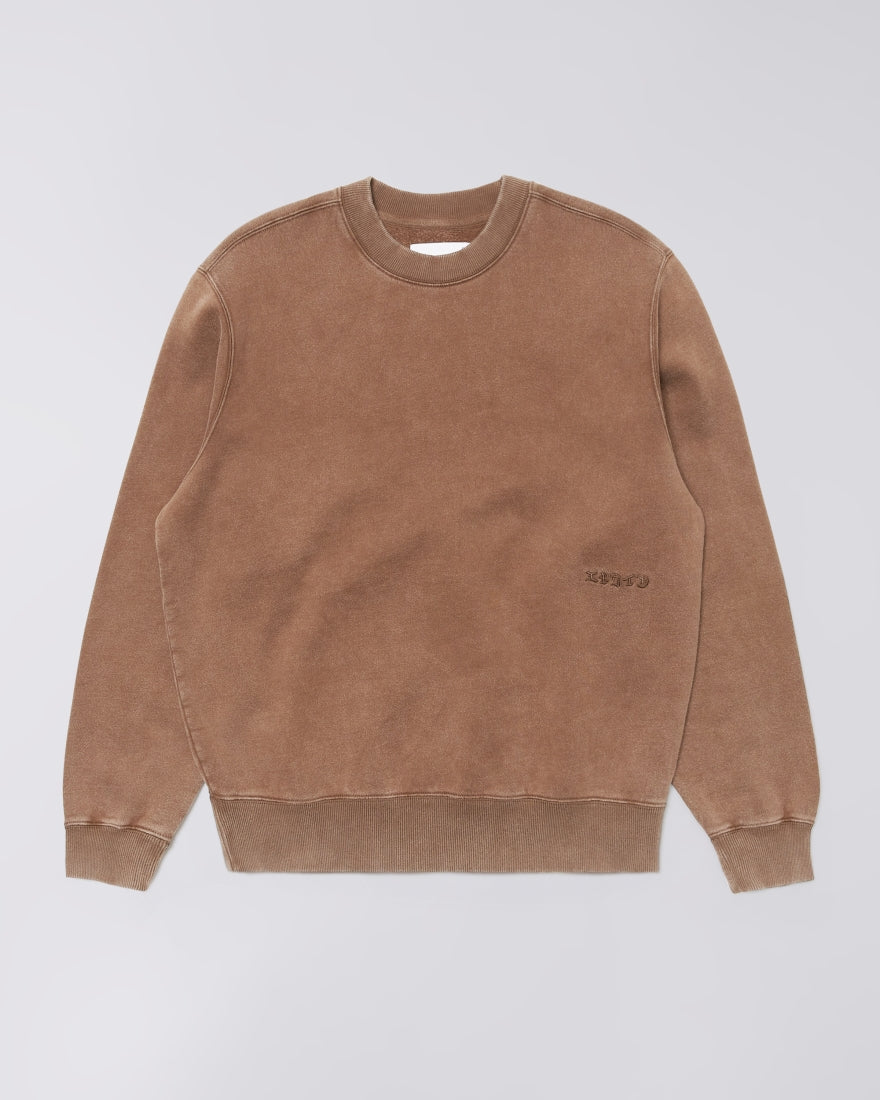 Axiom Crew Sweat - Brown marble fade out