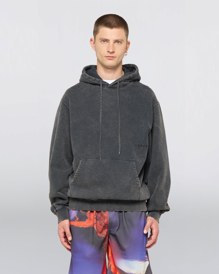 Axiom Hoodie Sweat - Grey marble fade out