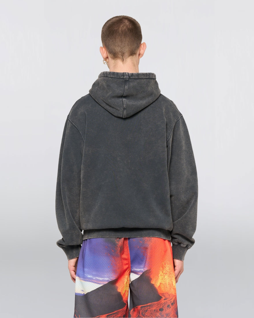 Axiom Hoodie Sweat - Grey marble fade out