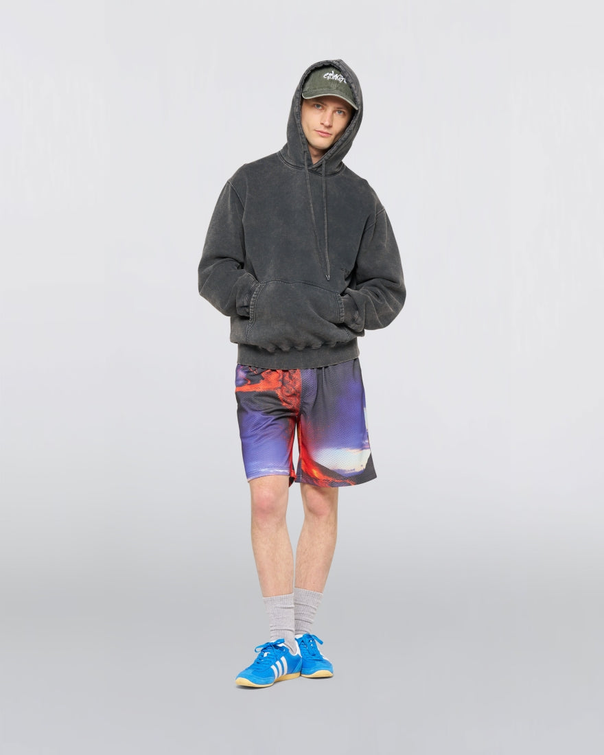 Axiom Hoodie Sweat - Grey marble fade out