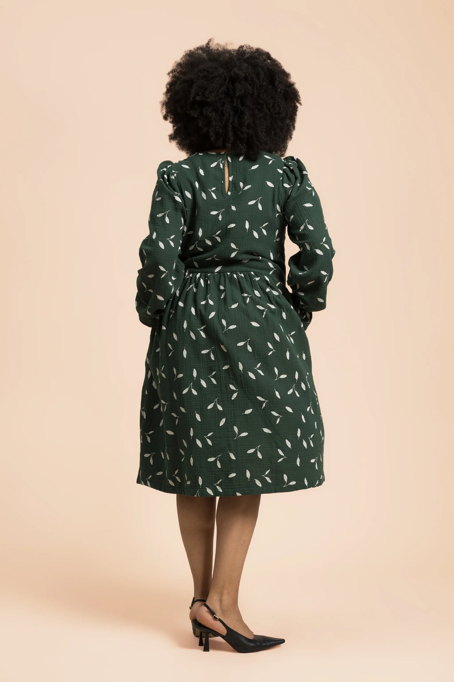 Flounce Dress - Wind Green