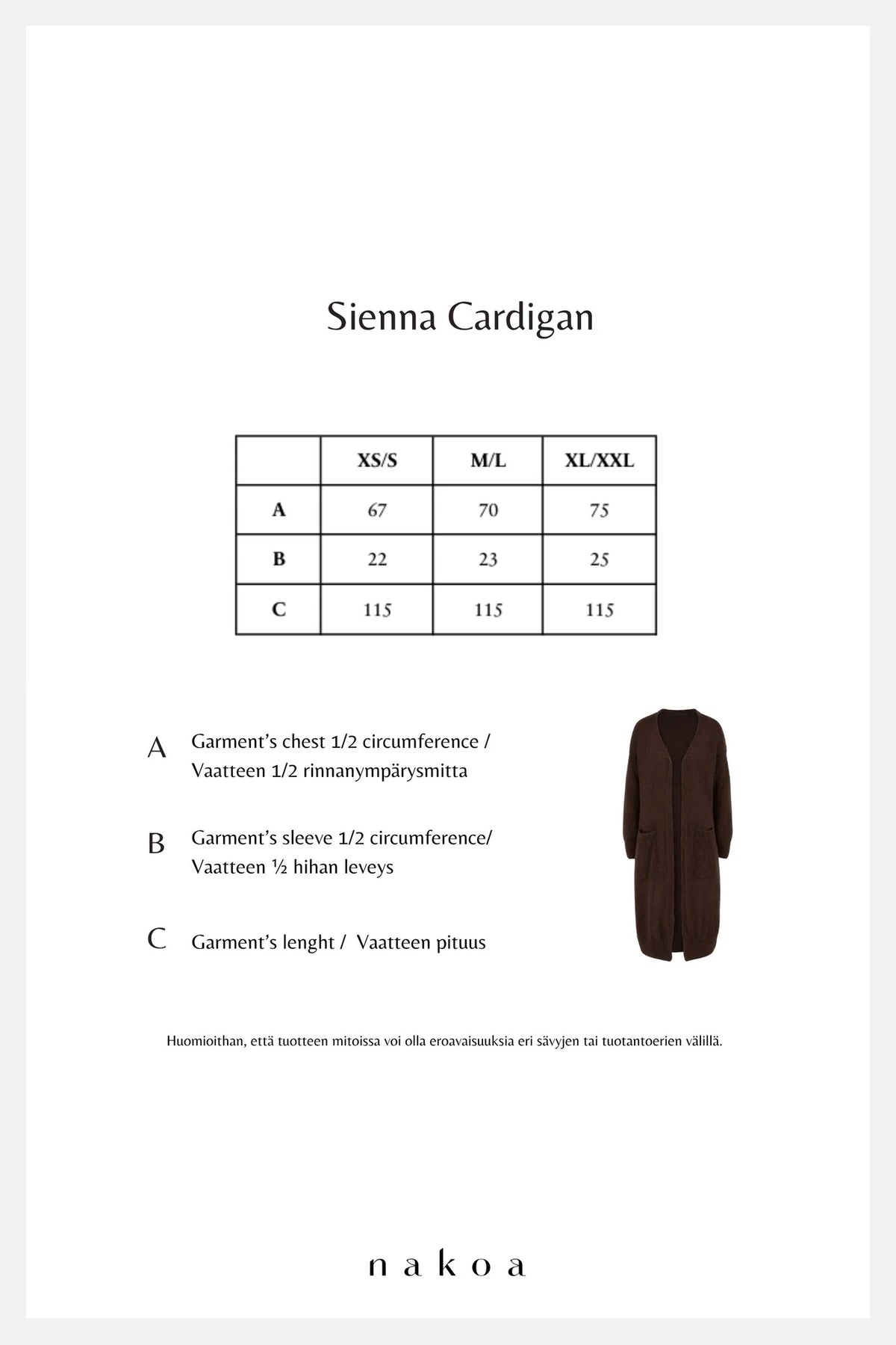 Sienna Cardigan - Truffle
