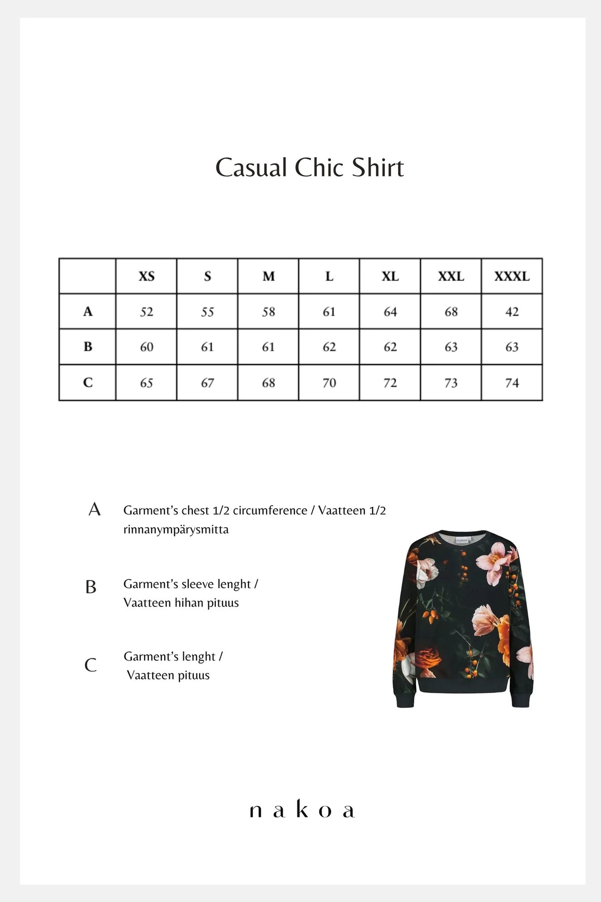Casual Chic Shirt - Copper Flower