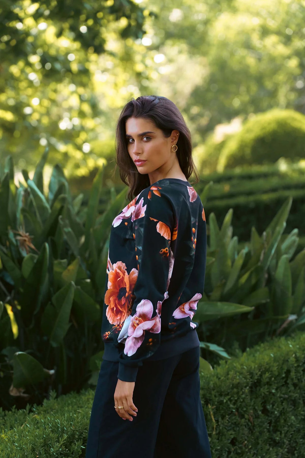Casual Chic Shirt - Copper Flower