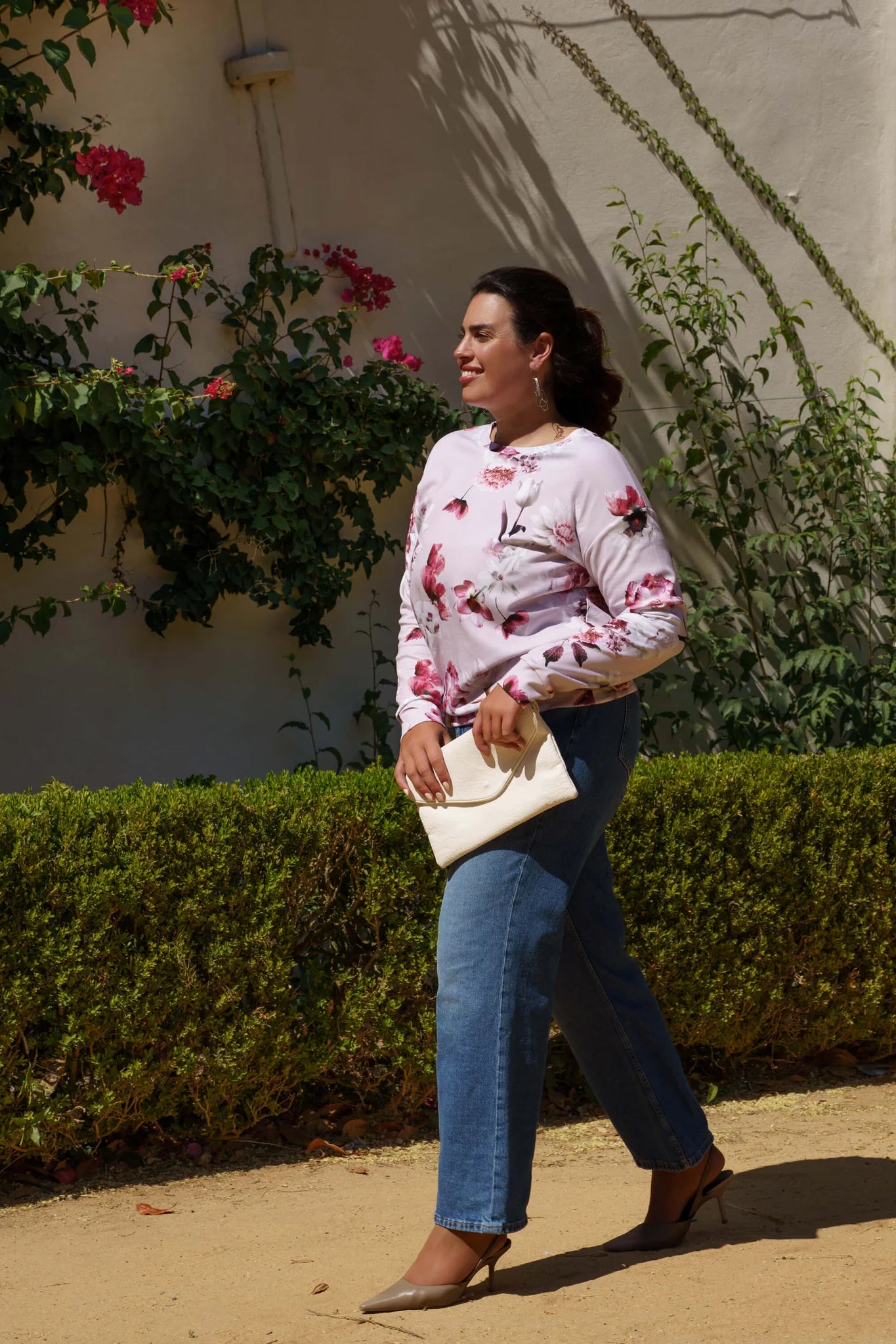 Casual Chic Shirt - Pink Poppies