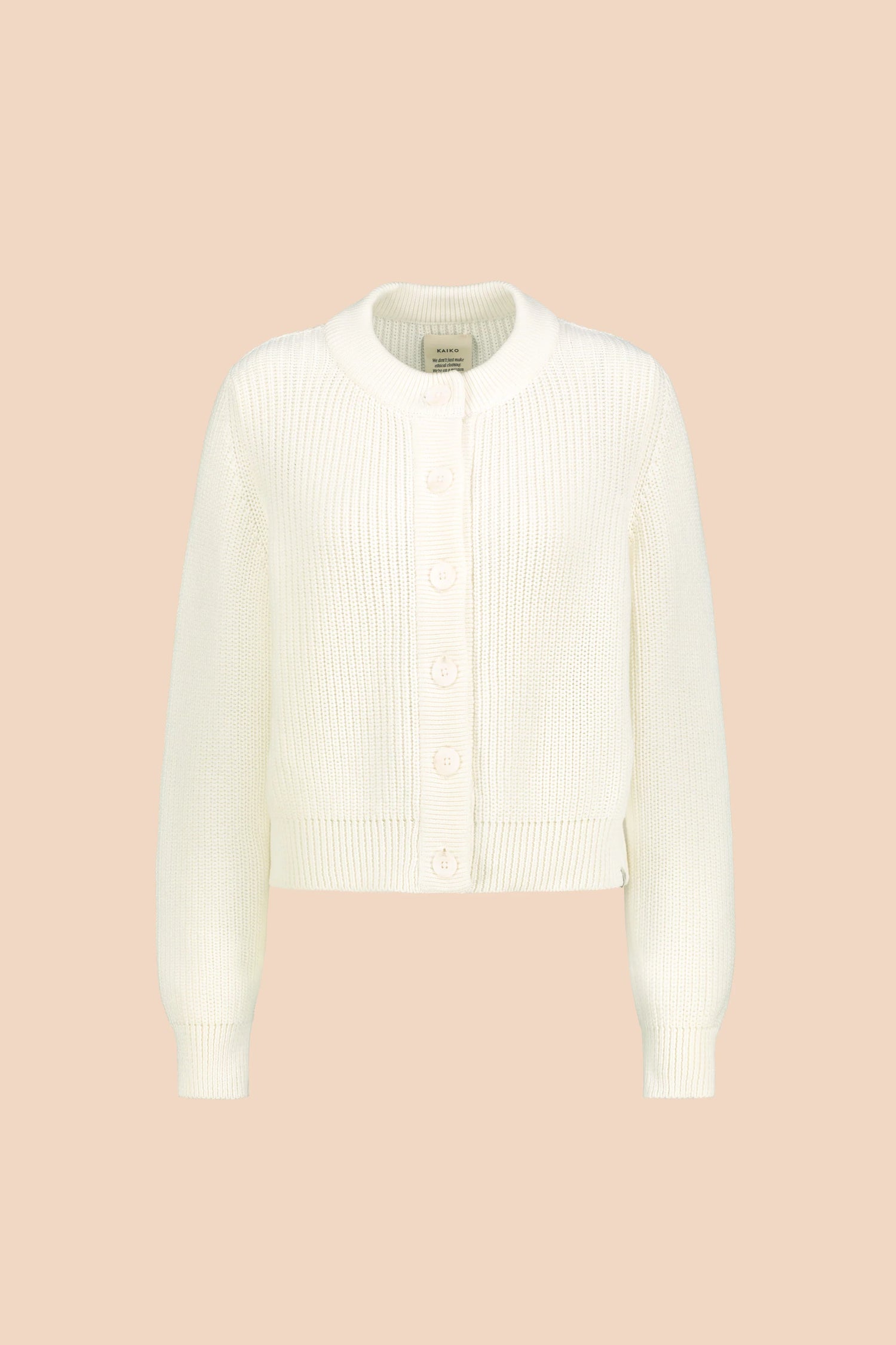 O-neck Cardigan - Offwhite