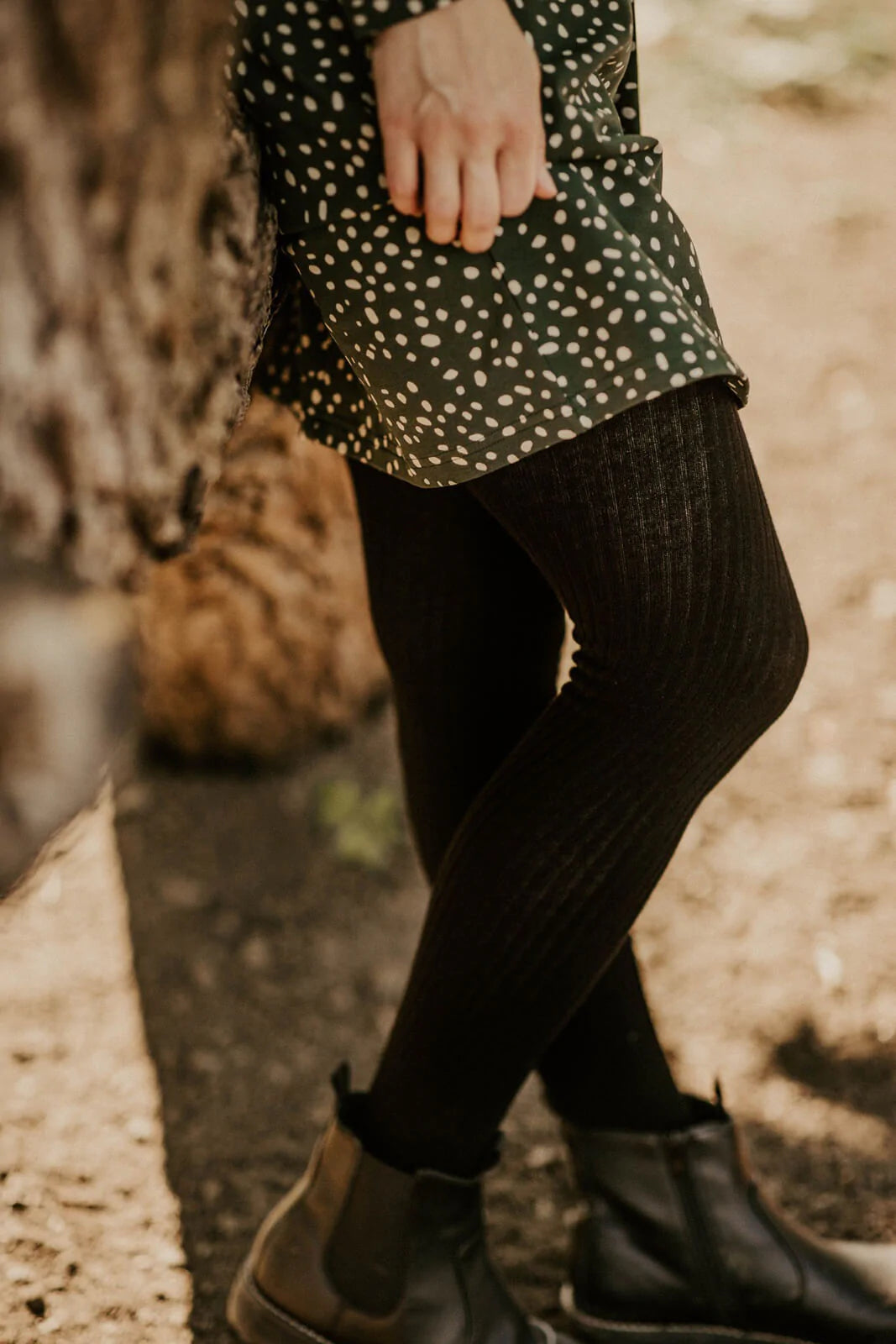 Rib Tights - Black