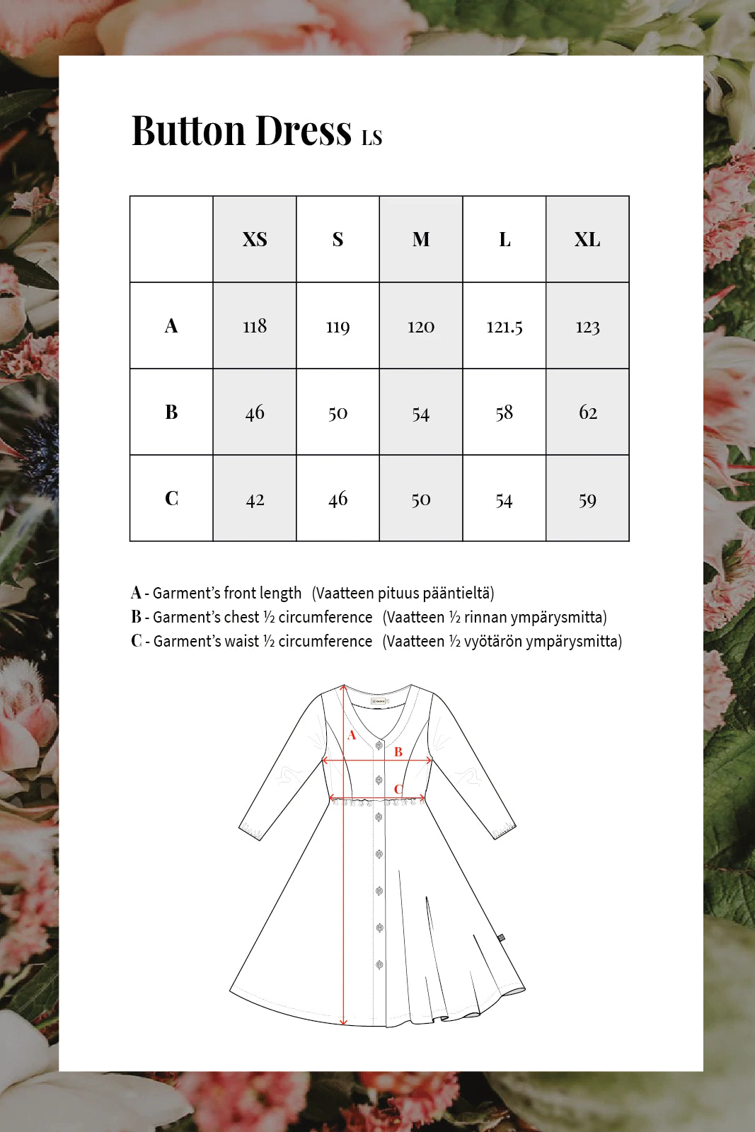 Button Dress - Black