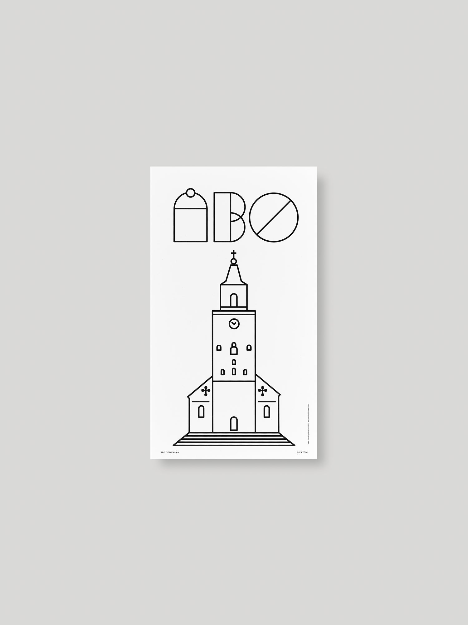 ÅBO DOMKYRKA Kortti - WHITE