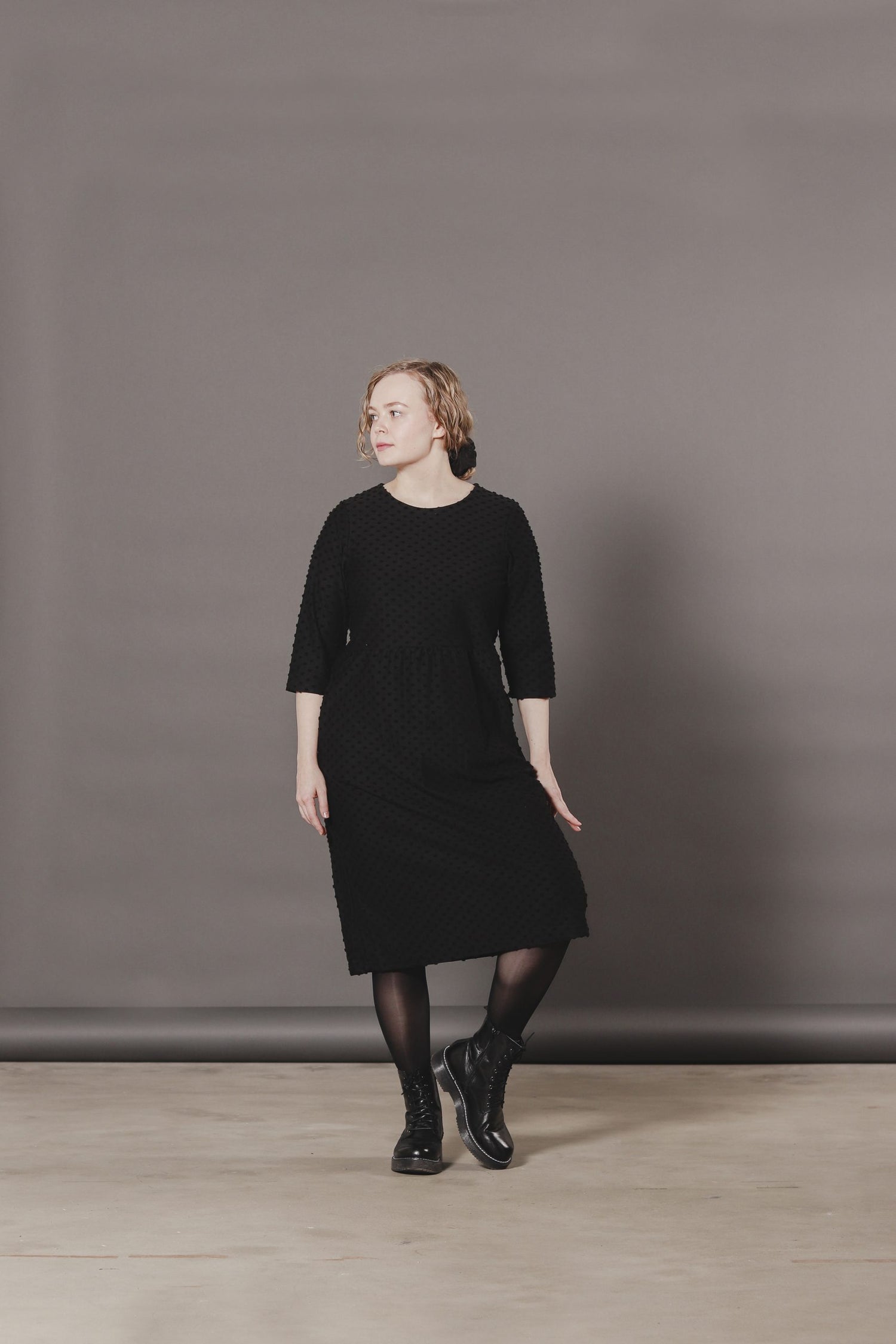 Marisa Dress - Black Dot