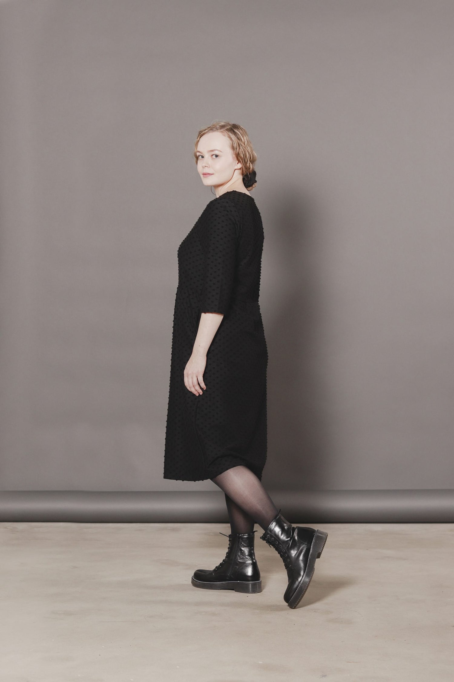 Marisa Dress - Black Dot