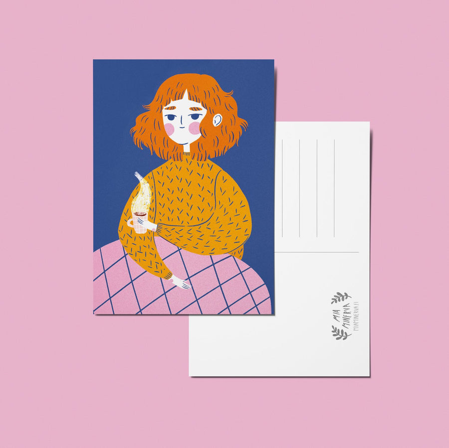 Mia Minerva - Postikortti