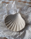 Ceramic Shell Bowl - Beige Small