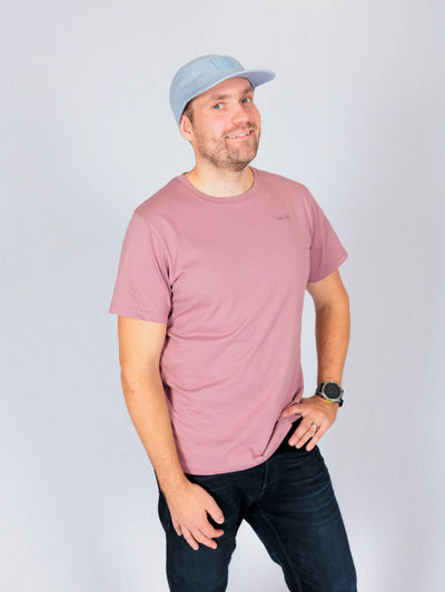 Pop Dog Organic Cotton T-Shirt - Mauve