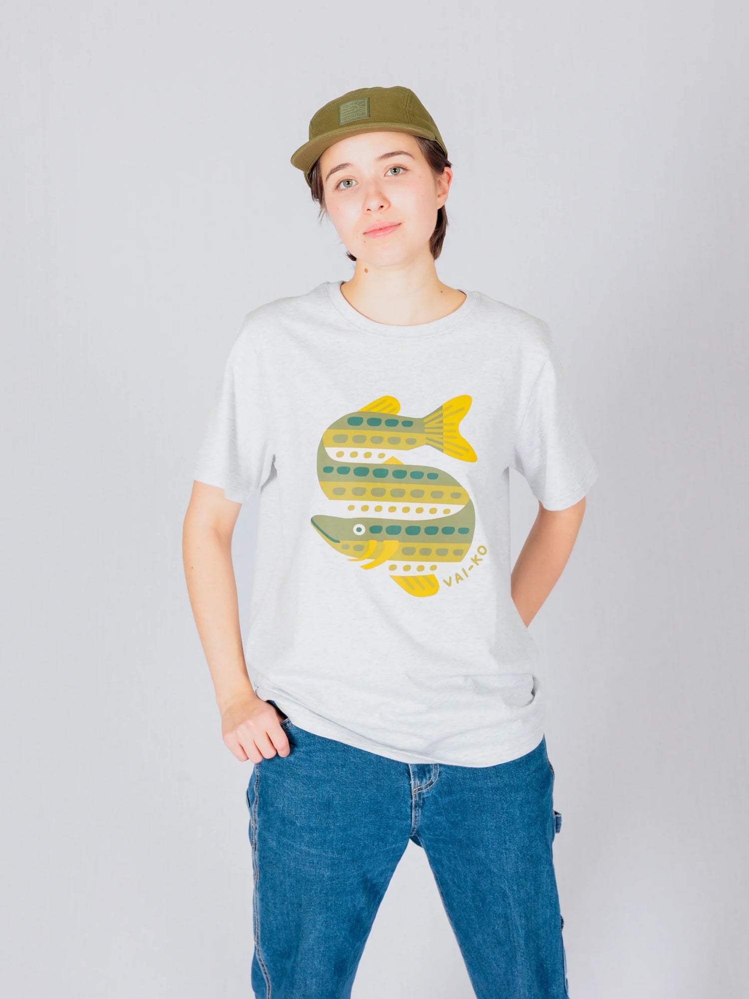 Nokkela Hauki T-Shirt - Greymele
