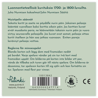 Muistipeli John Nurminen - Luonto