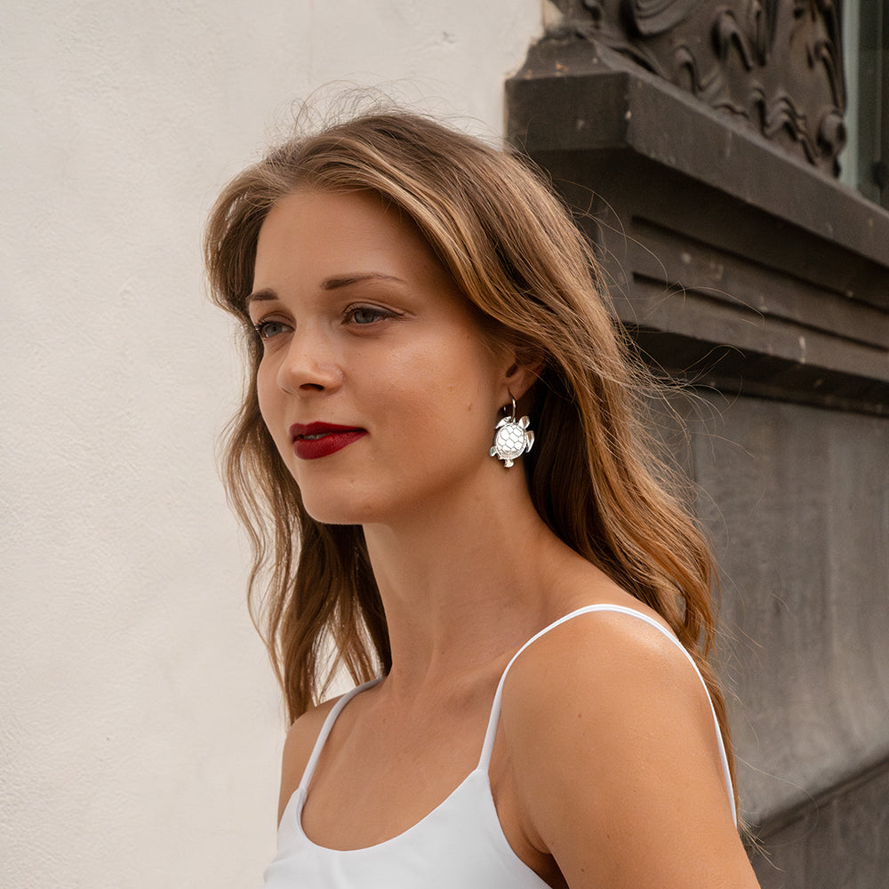 Kilppari - korvikset - hopea