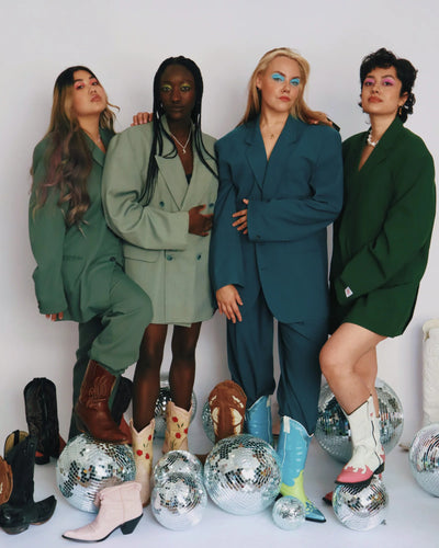 The Bigger Boot Earrings - Silver