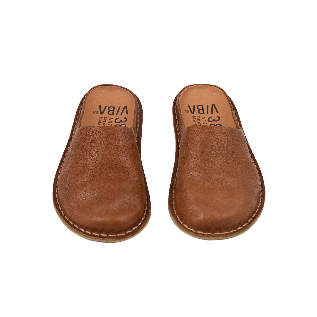 ROMA Leather Cognac Brown