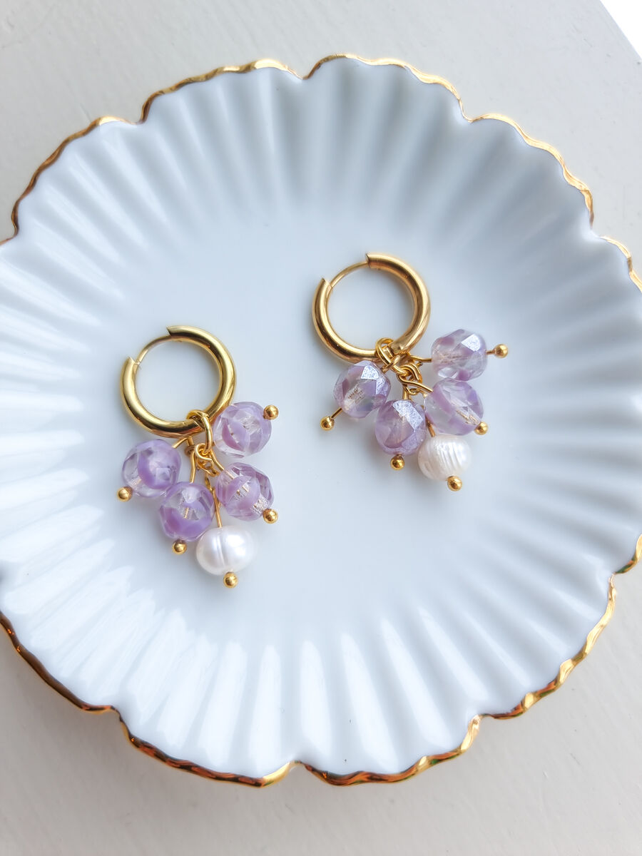 The Moment Springtime Lavender - korvakorut