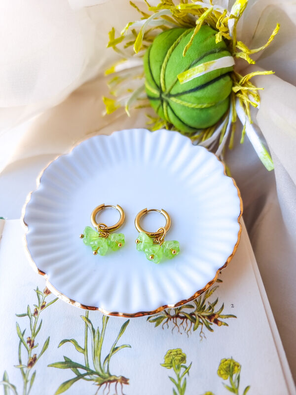 Blooming Sorbet Lime - korvakorut