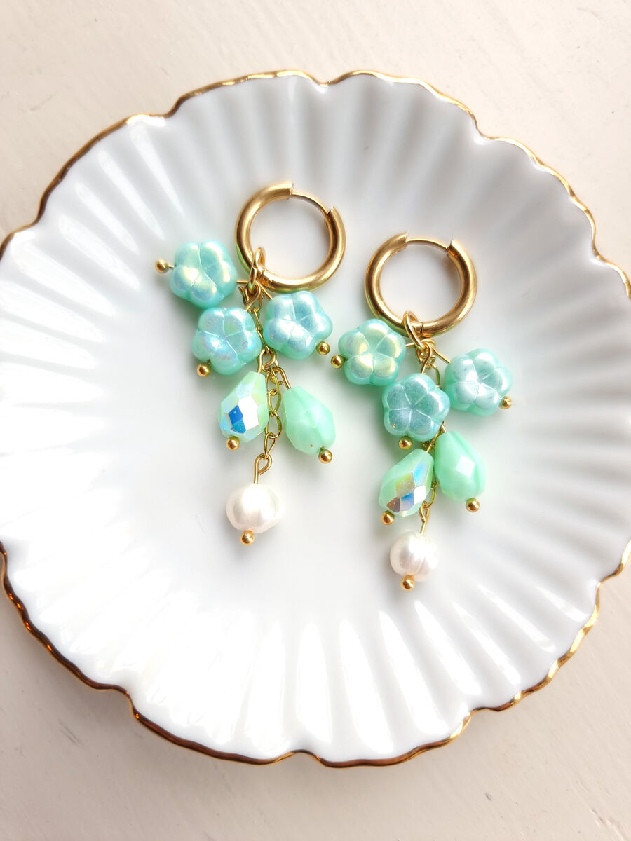 Cara Mia Light Mint - korvakorut