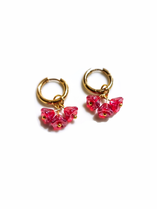 Blooming Sorbet Frosty Lingonberry - korvakorut