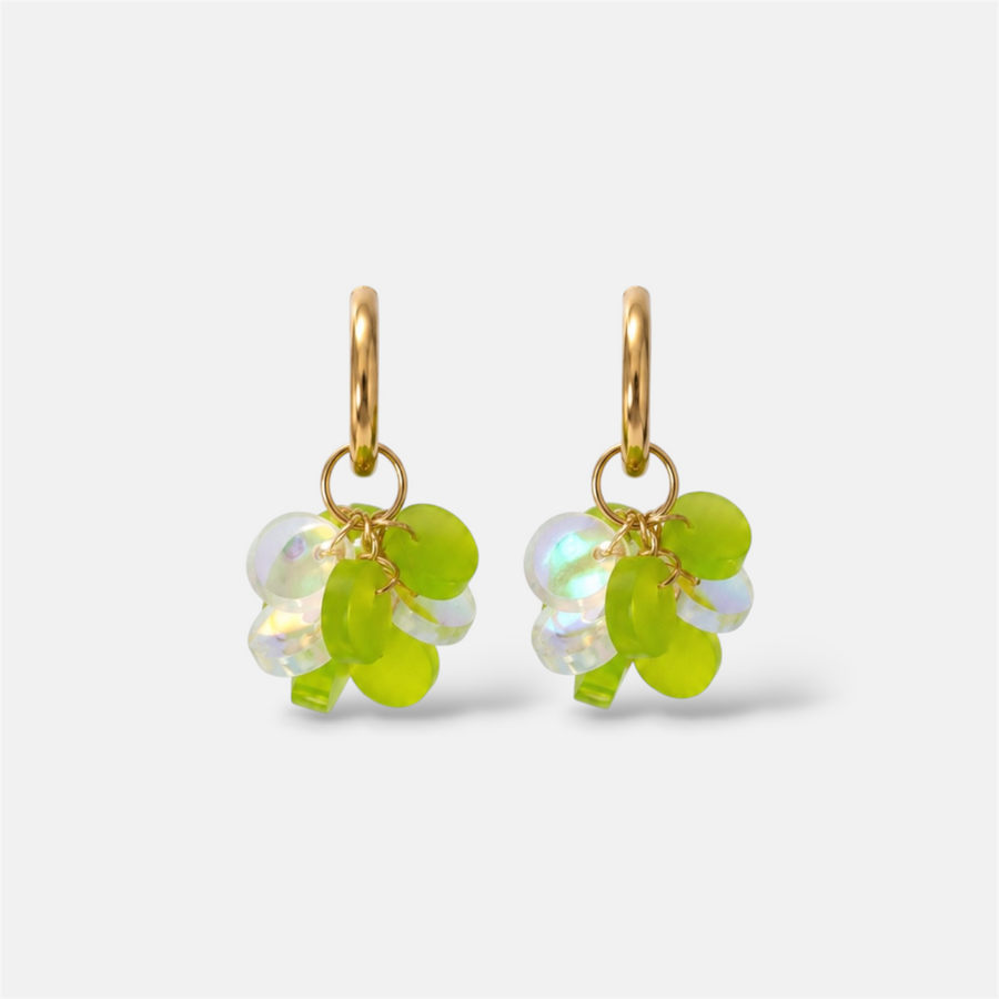 Flow Korvakorut - Lime-Hologram
