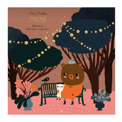 Seinäkalenteri 30x30 2026 Putinki Mallius