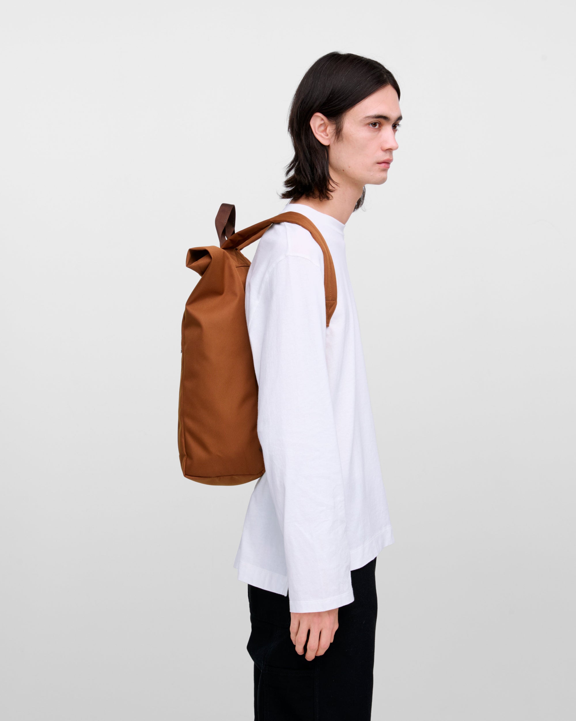 Ground Rolltop Backpack L - Sepia brown
