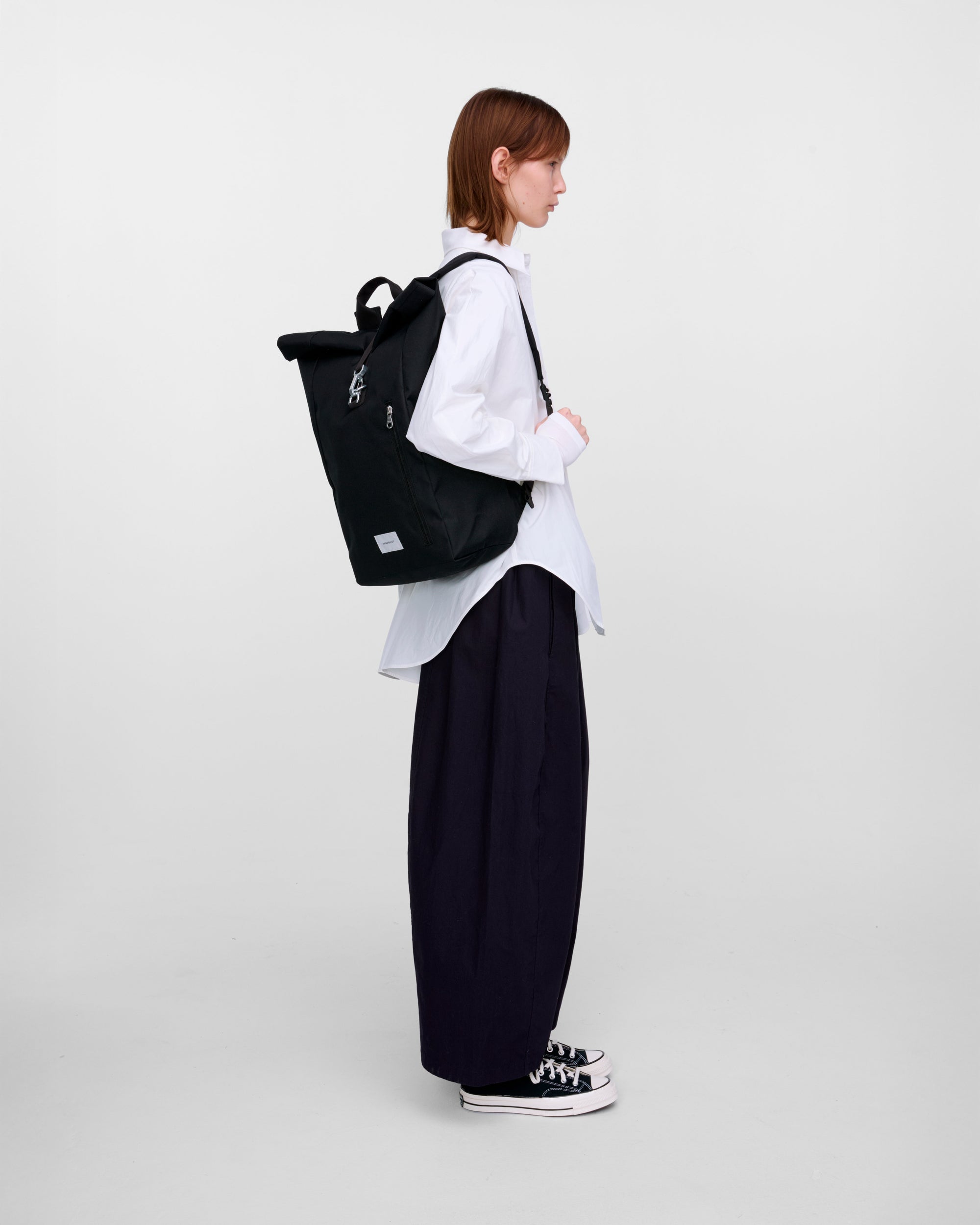 Ground Rolltop Backpack L - Black