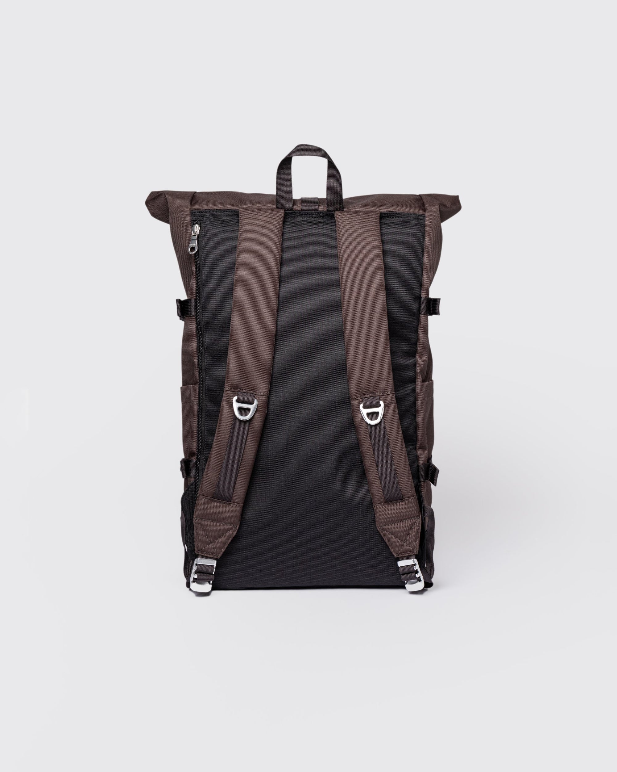 Icon Rolltop Backpack L - Brown with natural leather
