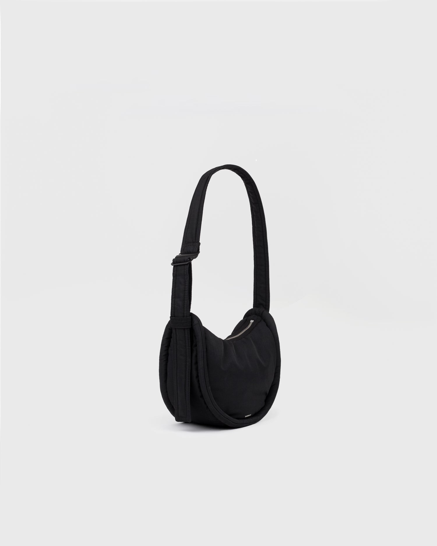Curve Half Moon Bag Mini - Black