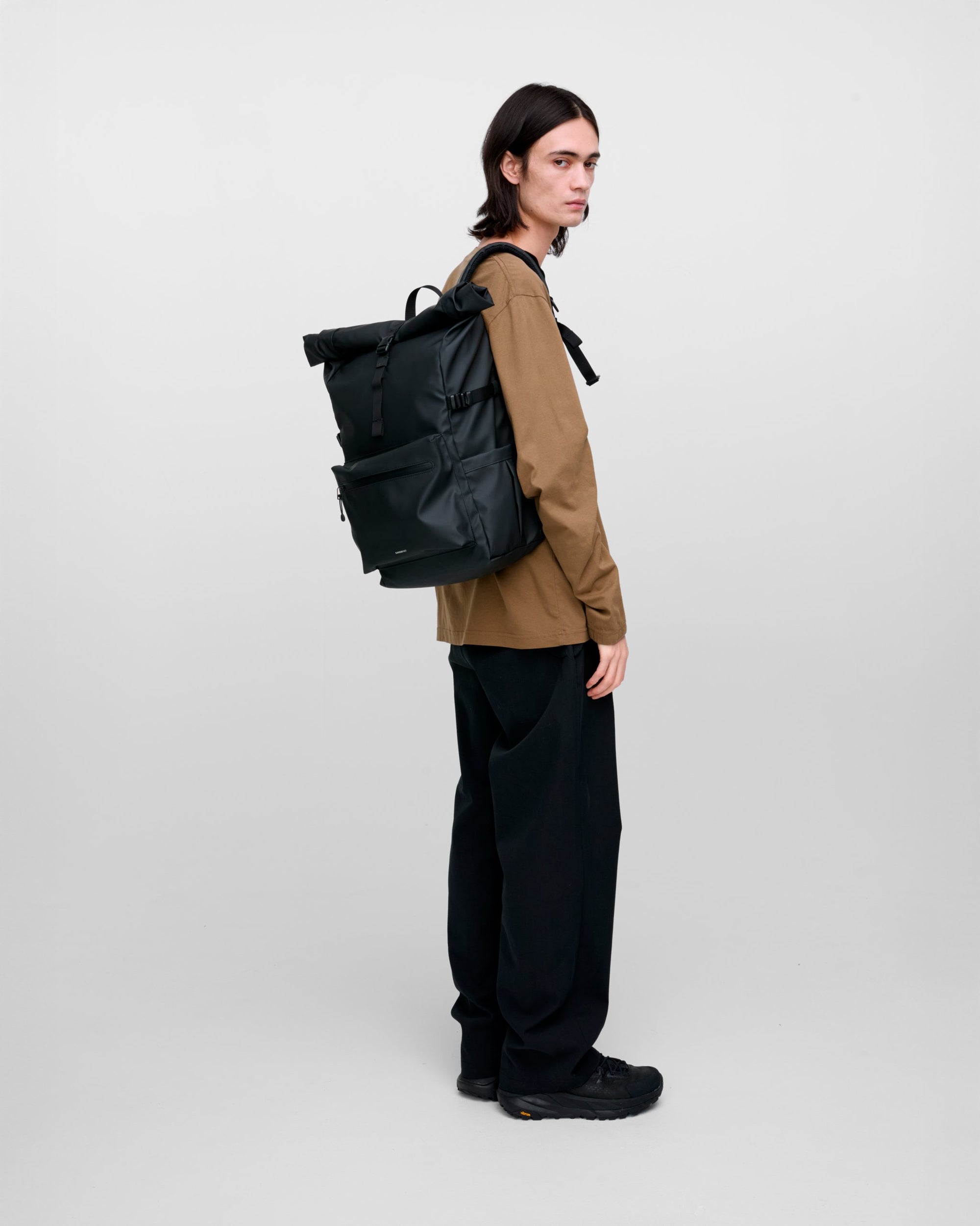 Stream Rolltop Backpack L - Black