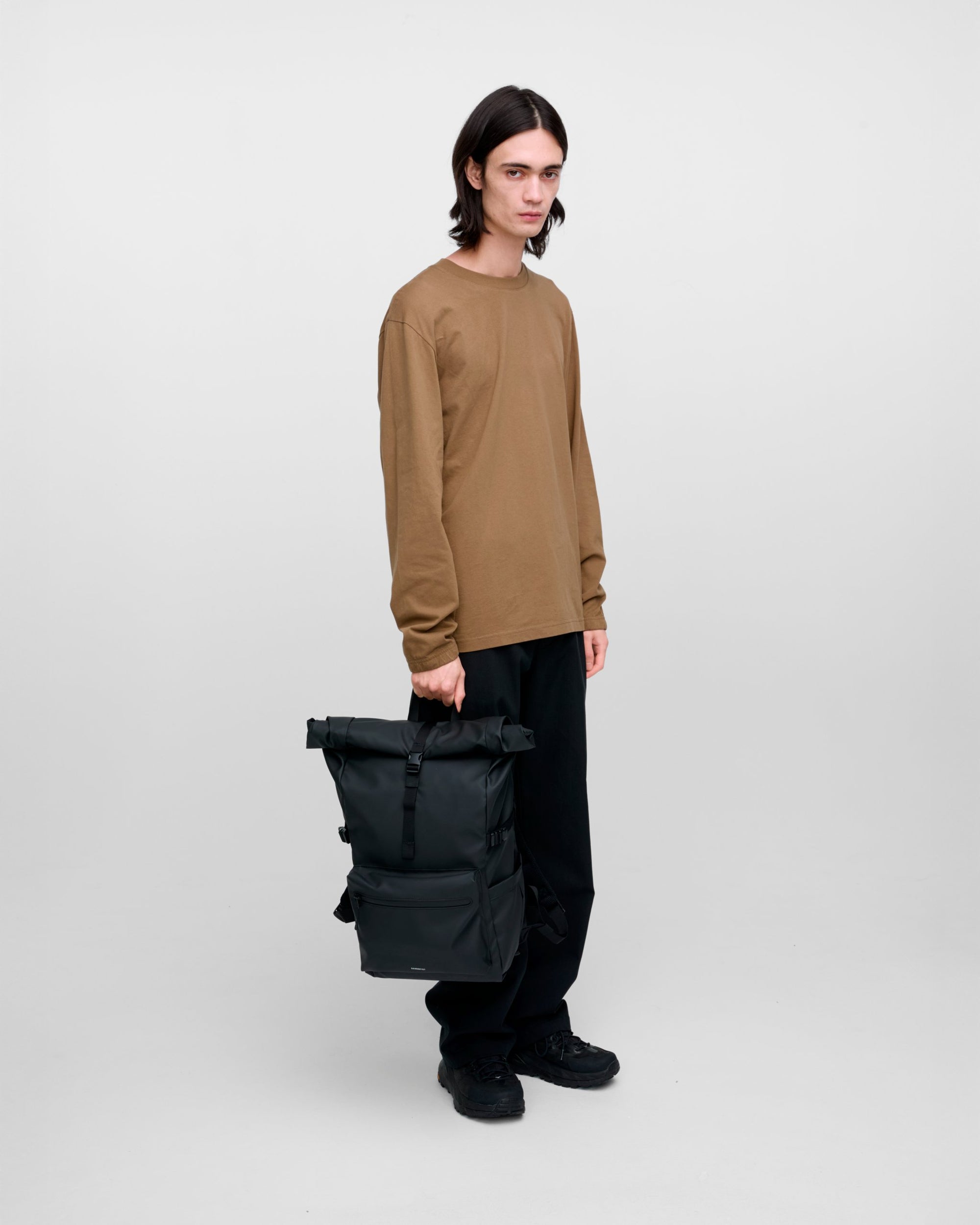 Stream Rolltop Backpack L - Black