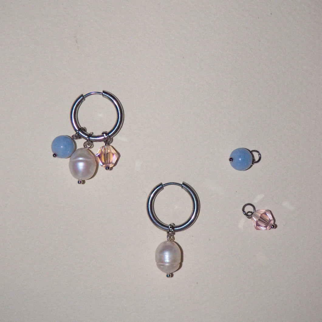3-in-1 - Baby blue/cloud/rose