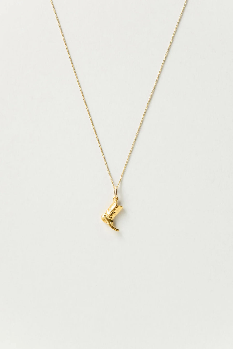 The Bigger Boot Necklace Mini - Gold Plated