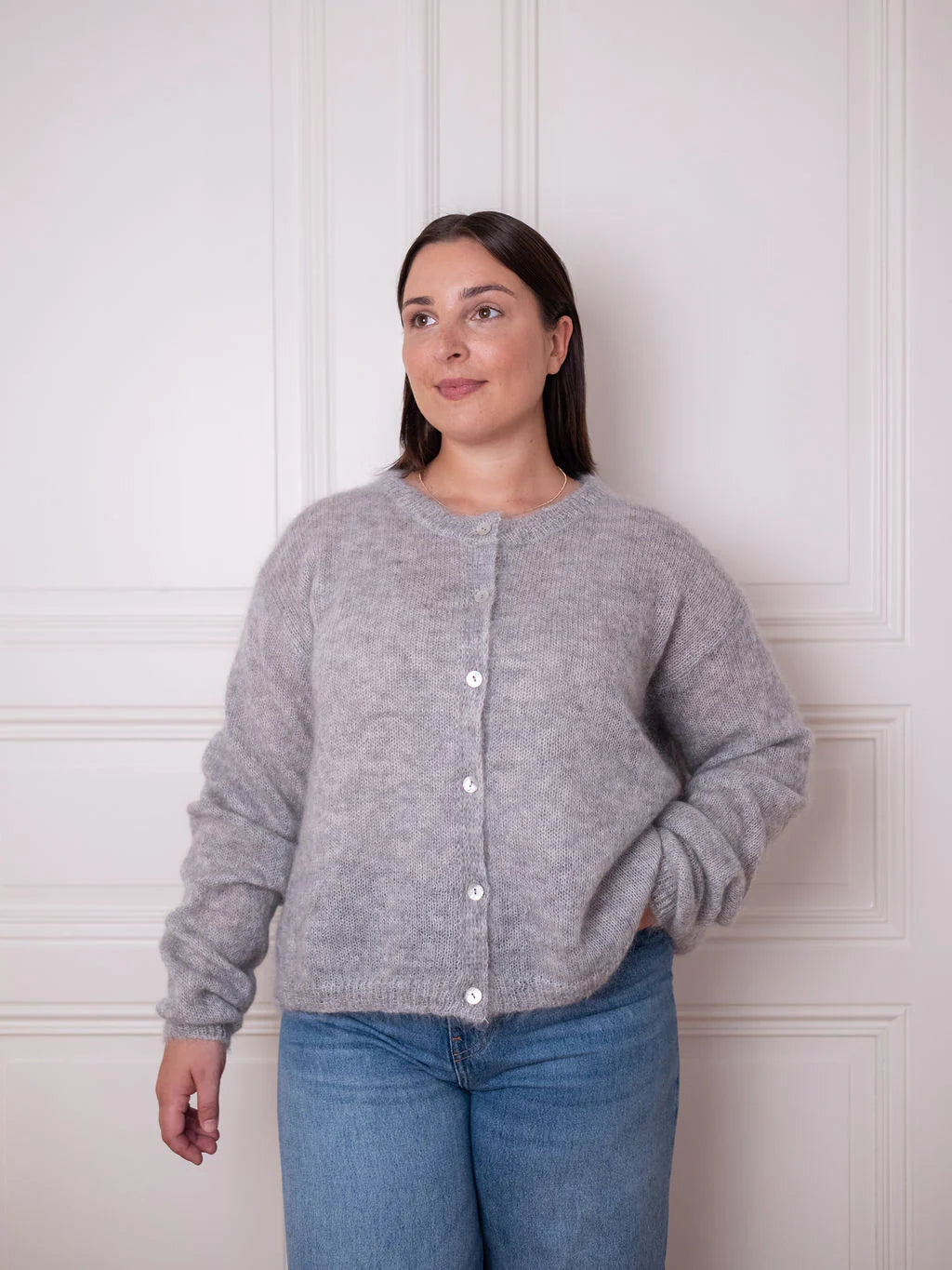 Cardigan O - Grey Day