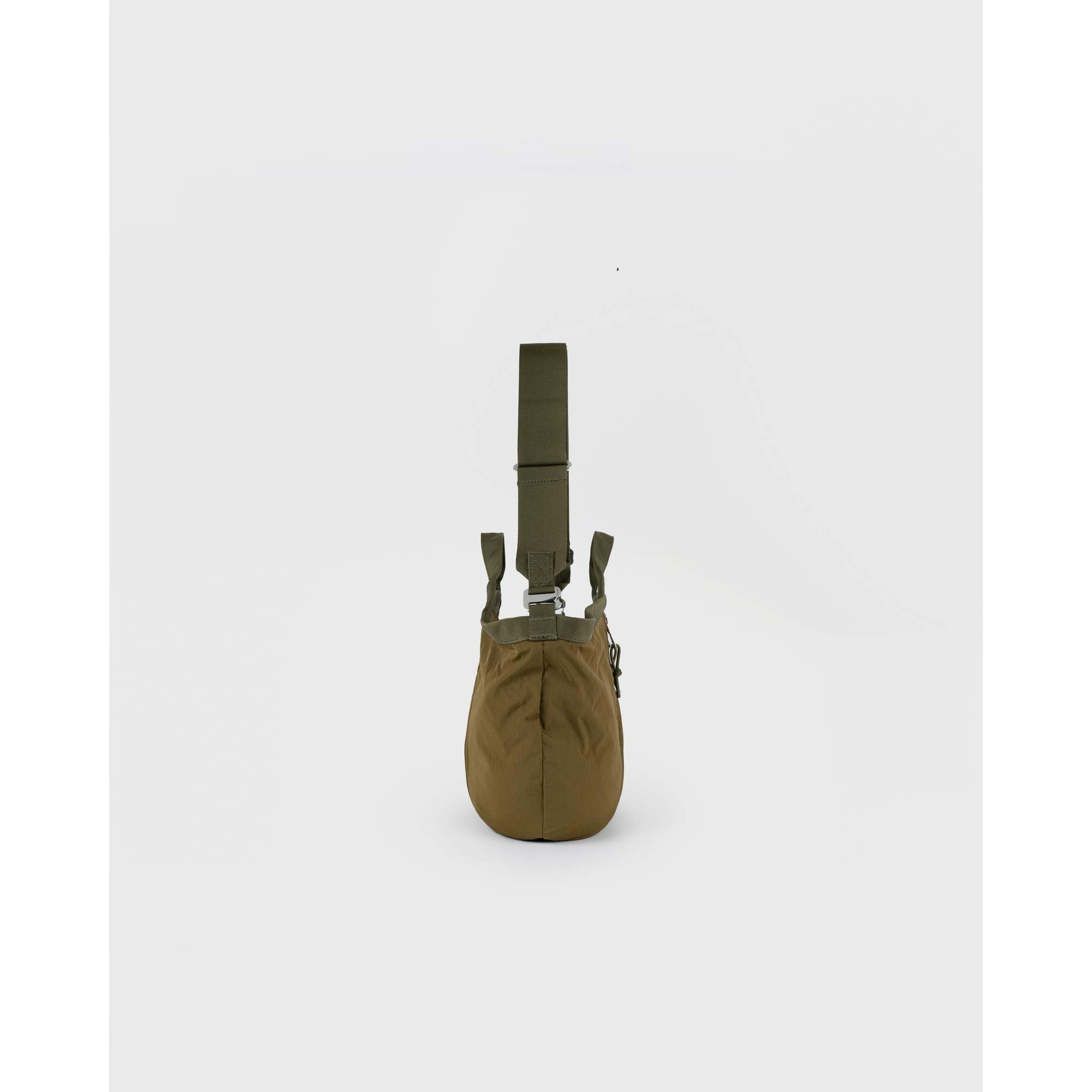 Grid Expandable Crossbody Bag - Olive