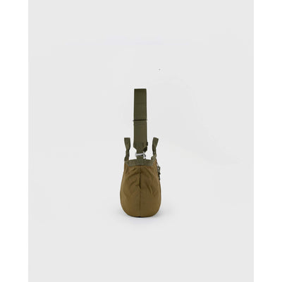 Grid Expandable Crossbody Bag - Olive