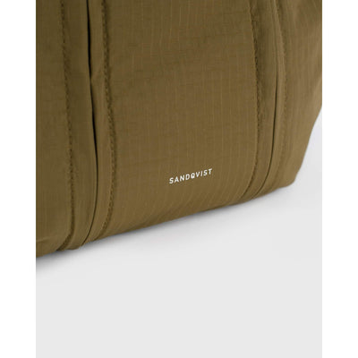 Grid Expandable Crossbody Bag - Olive