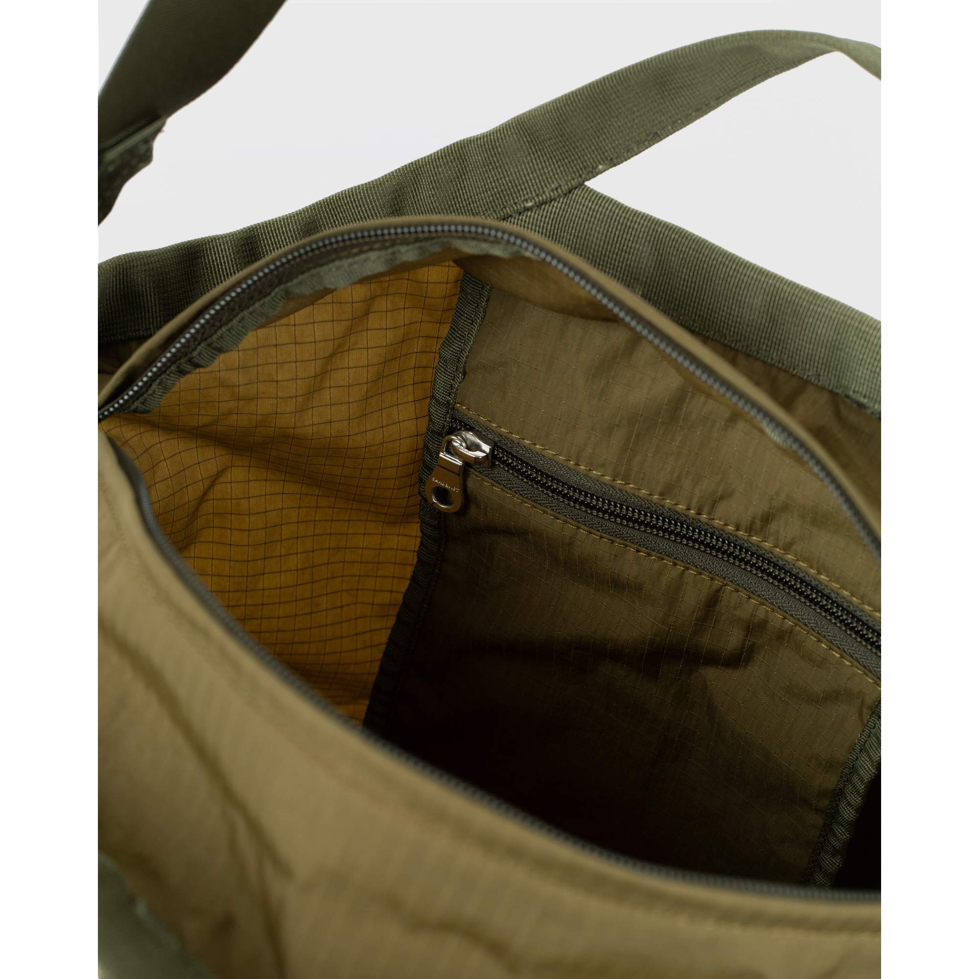Grid Expandable Crossbody Bag - Olive